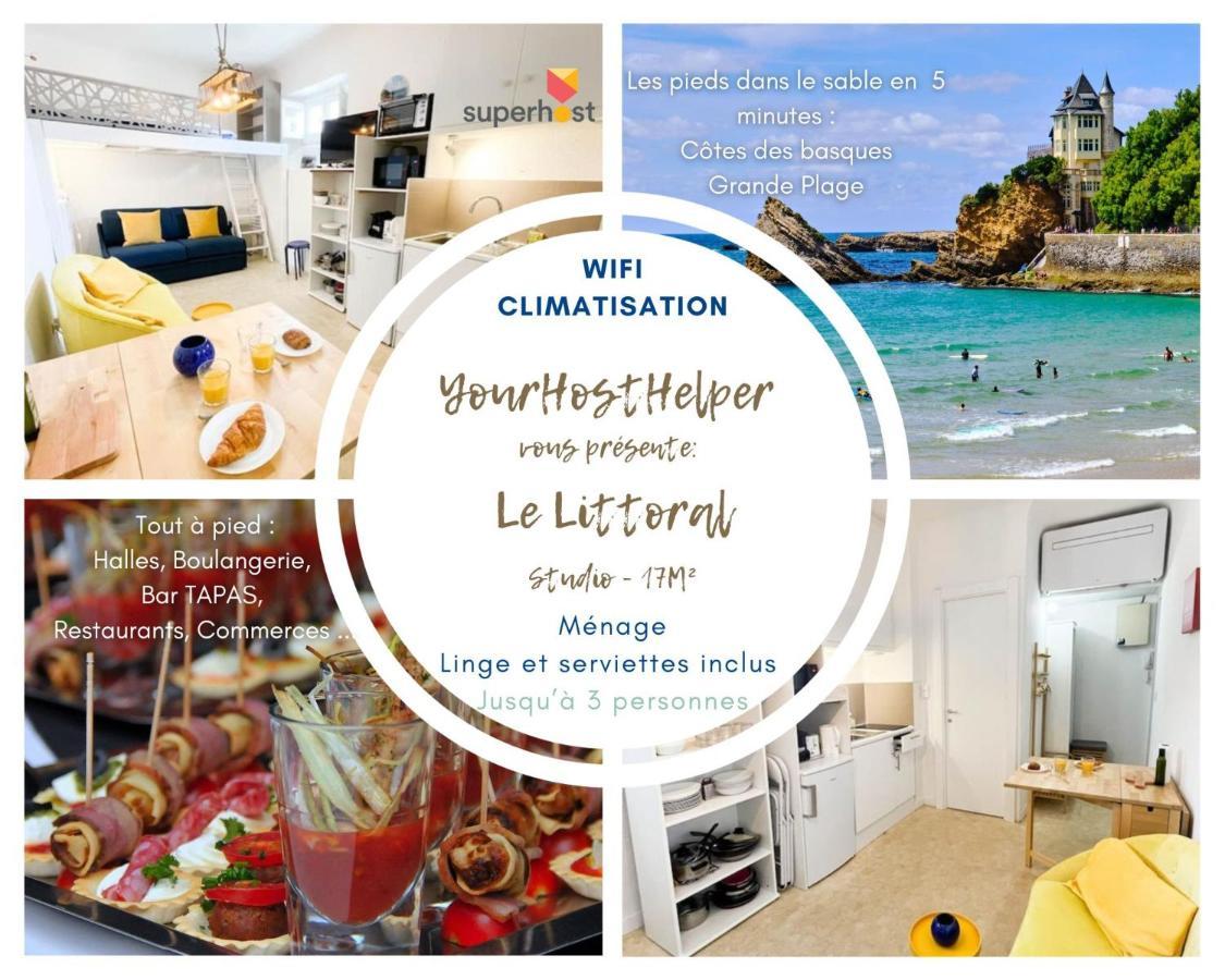 Le Littoral Yourhosthelper Apartment Biarritz Bagian luar foto